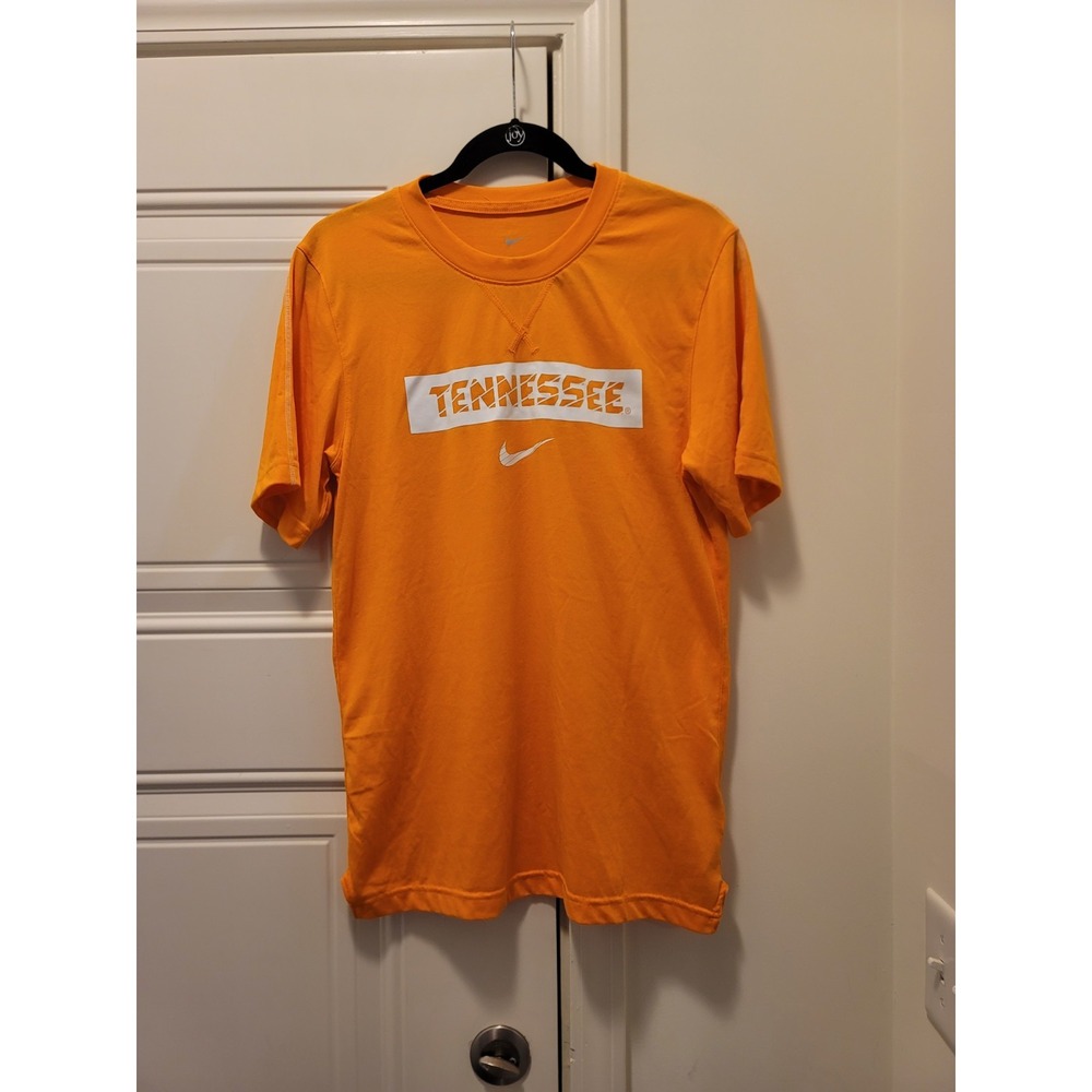 Tennessee Volunteers Shirt Mens Small Orange NCAA Football Nike Dri Fit On Field